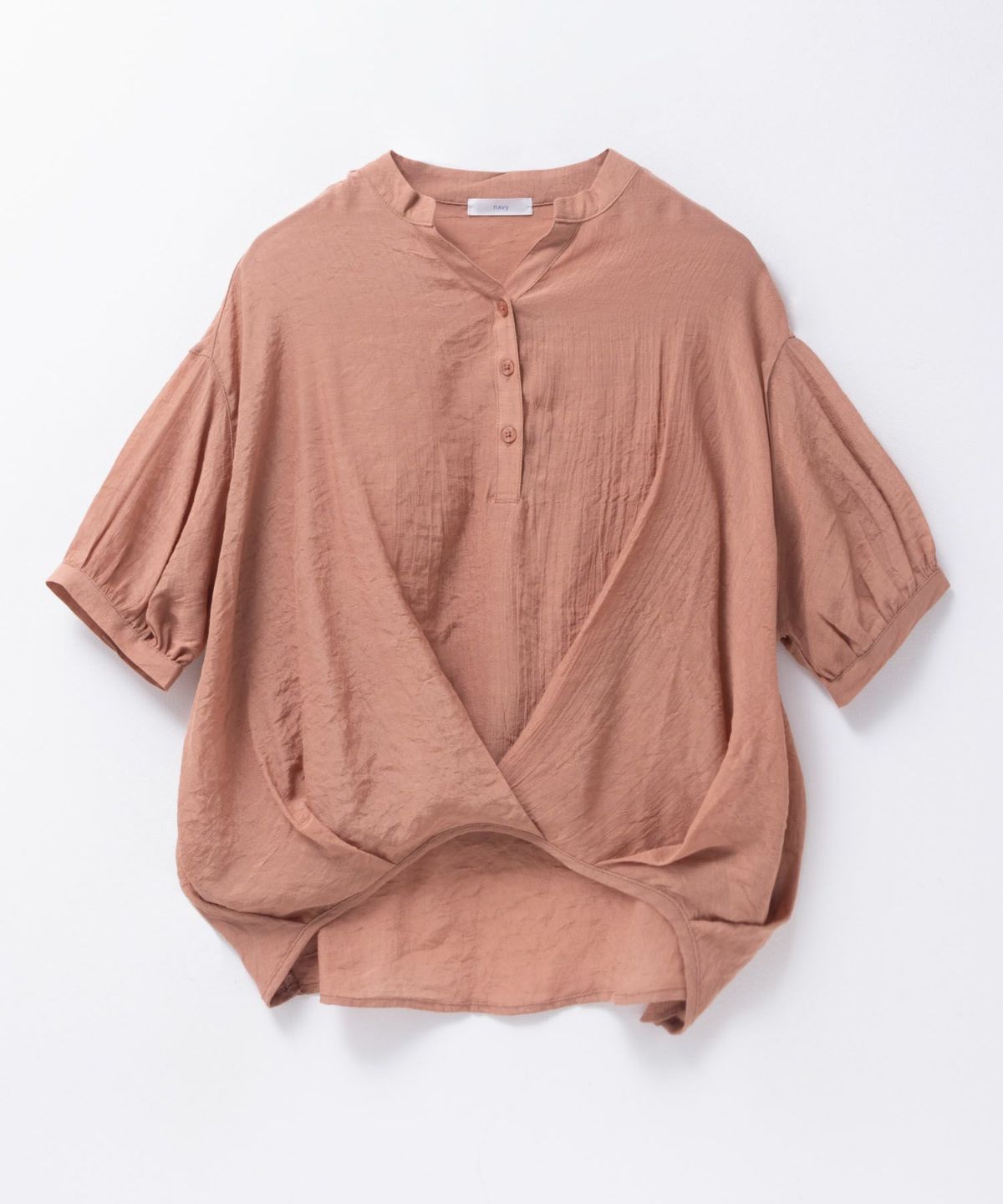 nAvy 裾タックスキッパーブラウス レディース