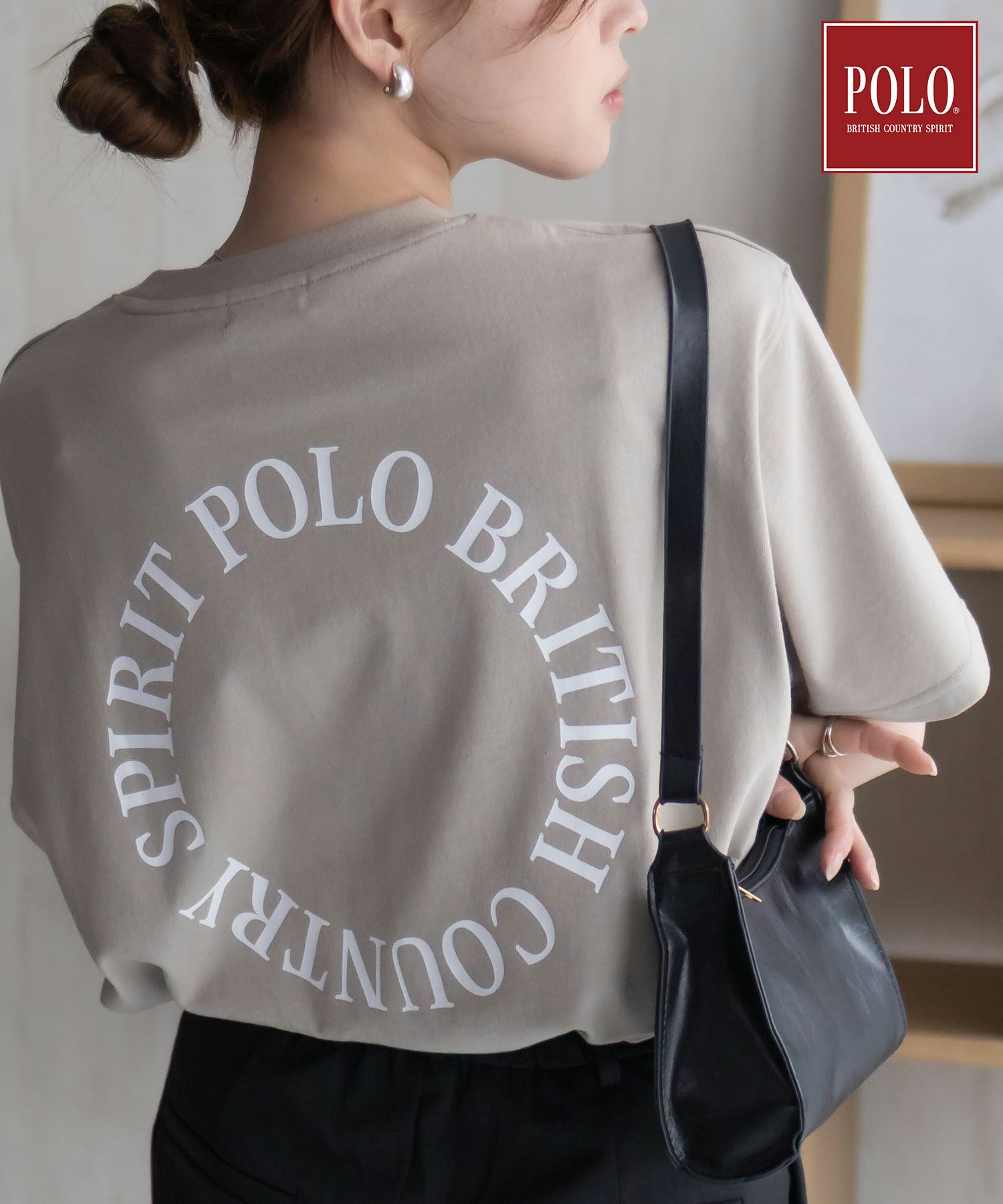 POLO BCS ワンポイントサークルTシャツ レディース ネコポス 対応商品
