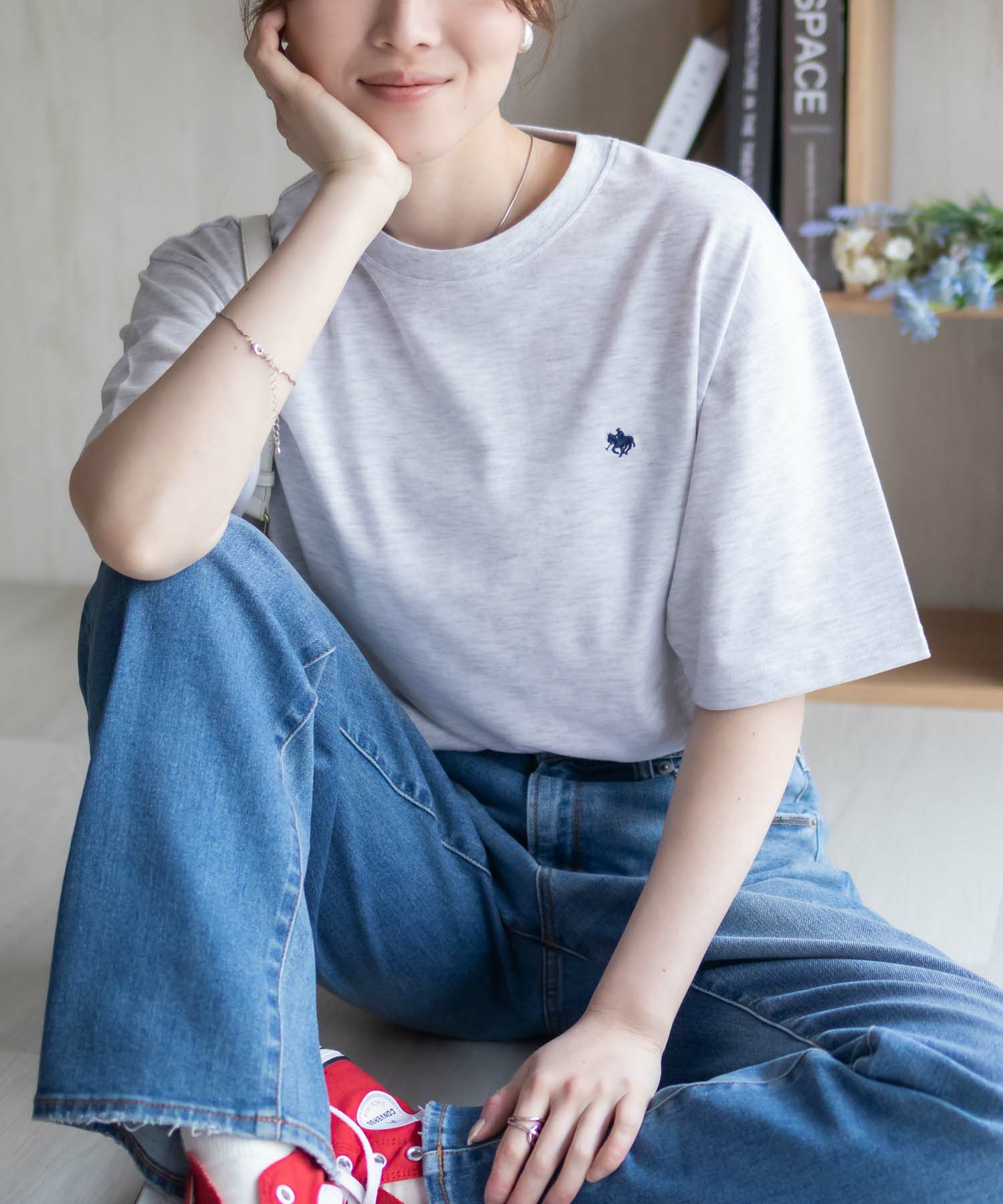POLO BCS ワンポイントサークルTシャツ レディース メール便 対応商品商品画像-2