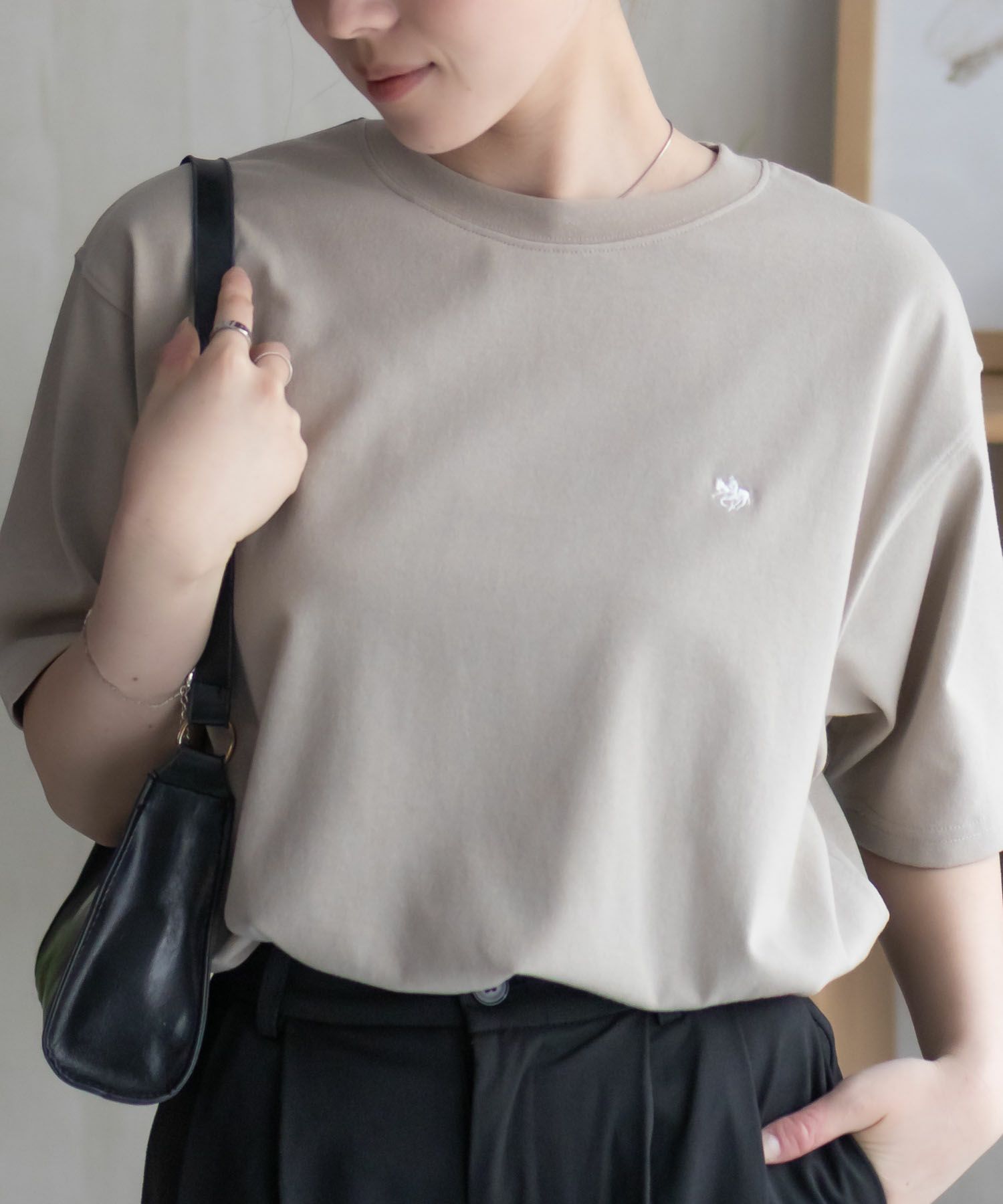 POLO BCS  ワンポイントサークルTシャツ レディース メール便 対応商品商品画像-5