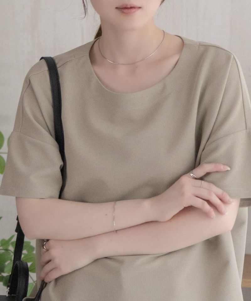 nAvy SARARI  ミニワッフルスリットプルオーバー レディース メール便 対応商品商品画像-19