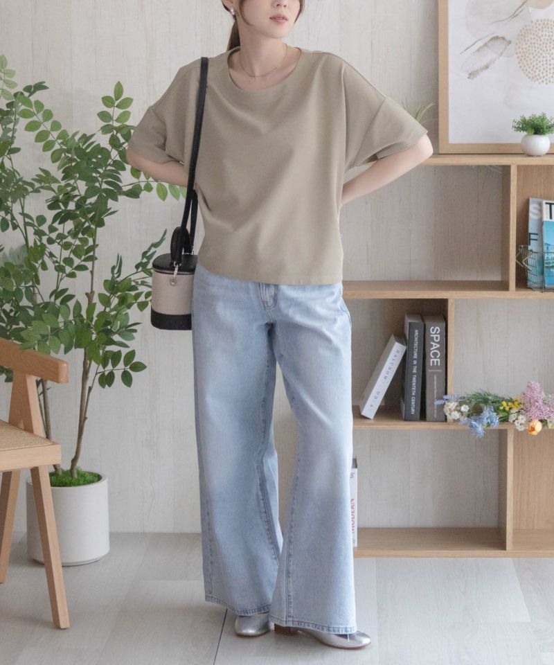 nAvy SARARI  ミニワッフルスリットプルオーバー レディース メール便 対応商品商品画像-20