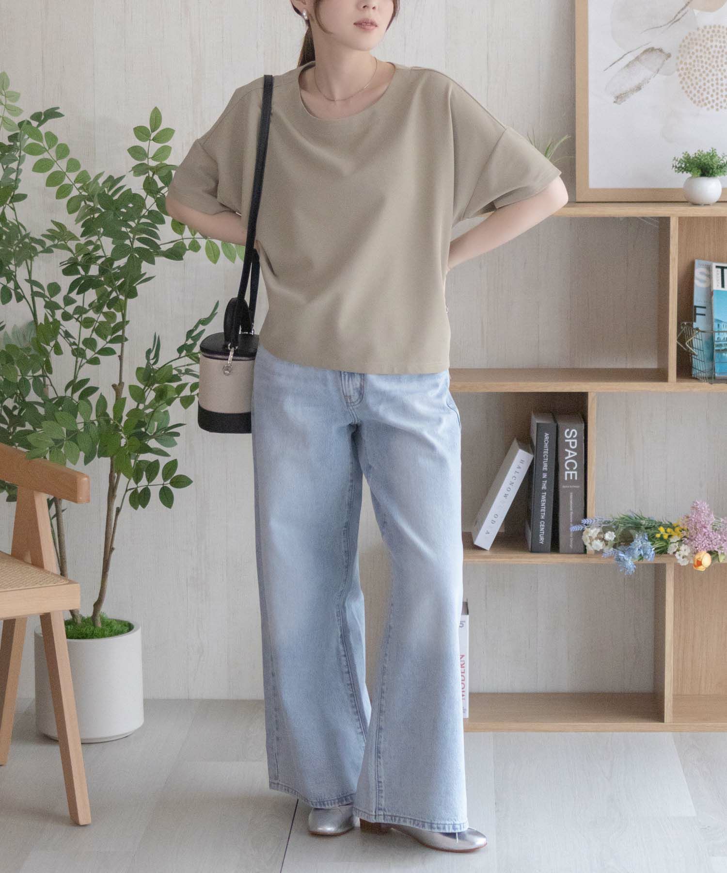 nAvy SARARI  ミニワッフルスリットプルオーバー レディース メール便 対応商品商品画像-20