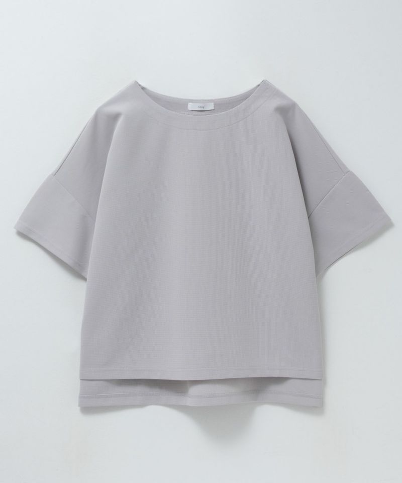 nAvy SARARI  ミニワッフルスリットプルオーバー レディース メール便 対応商品商品画像-21