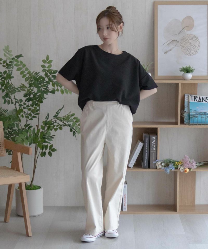 nAvy SARARI  ミニワッフルスリットプルオーバー レディース メール便 対応商品商品画像-30