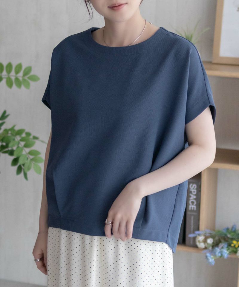 nAvy SARARI ミニワッフル裾タックプルオーバー レディース メール便 対応商品商品画像-4