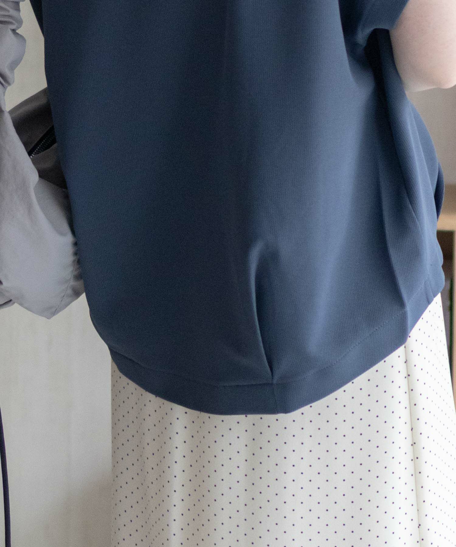 nAvy SARARI  ミニワッフル裾タックプルオーバー レディース メール便 対応商品商品サムネイル-7