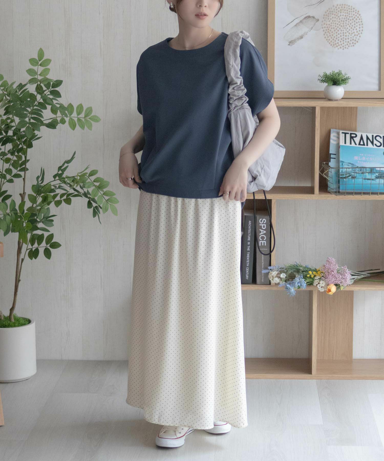 nAvy SARARI  ミニワッフル裾タックプルオーバー レディース メール便 対応商品商品画像-10