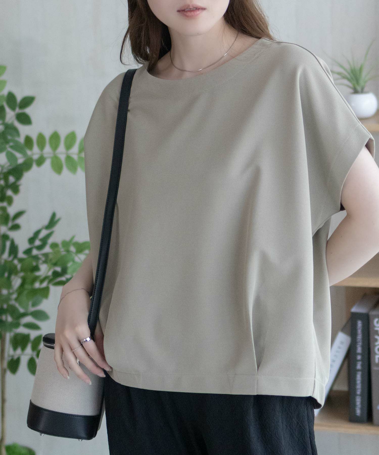 nAvy SARARI  ミニワッフル裾タックプルオーバー レディース メール便 対応商品商品サムネイル-18