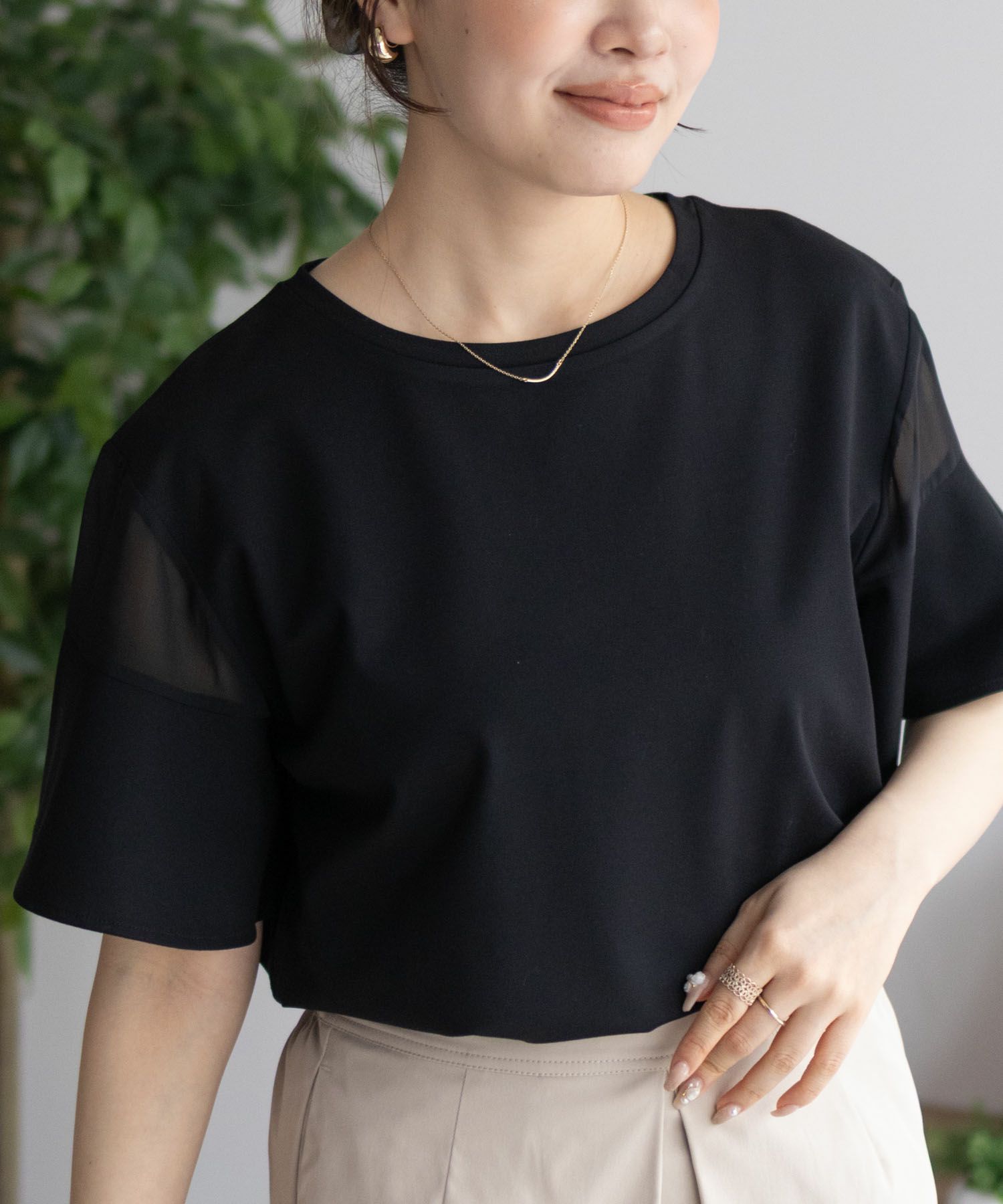 Howdy Marie  袖シアープルオーバー レディース メール便 対応商品商品画像-14