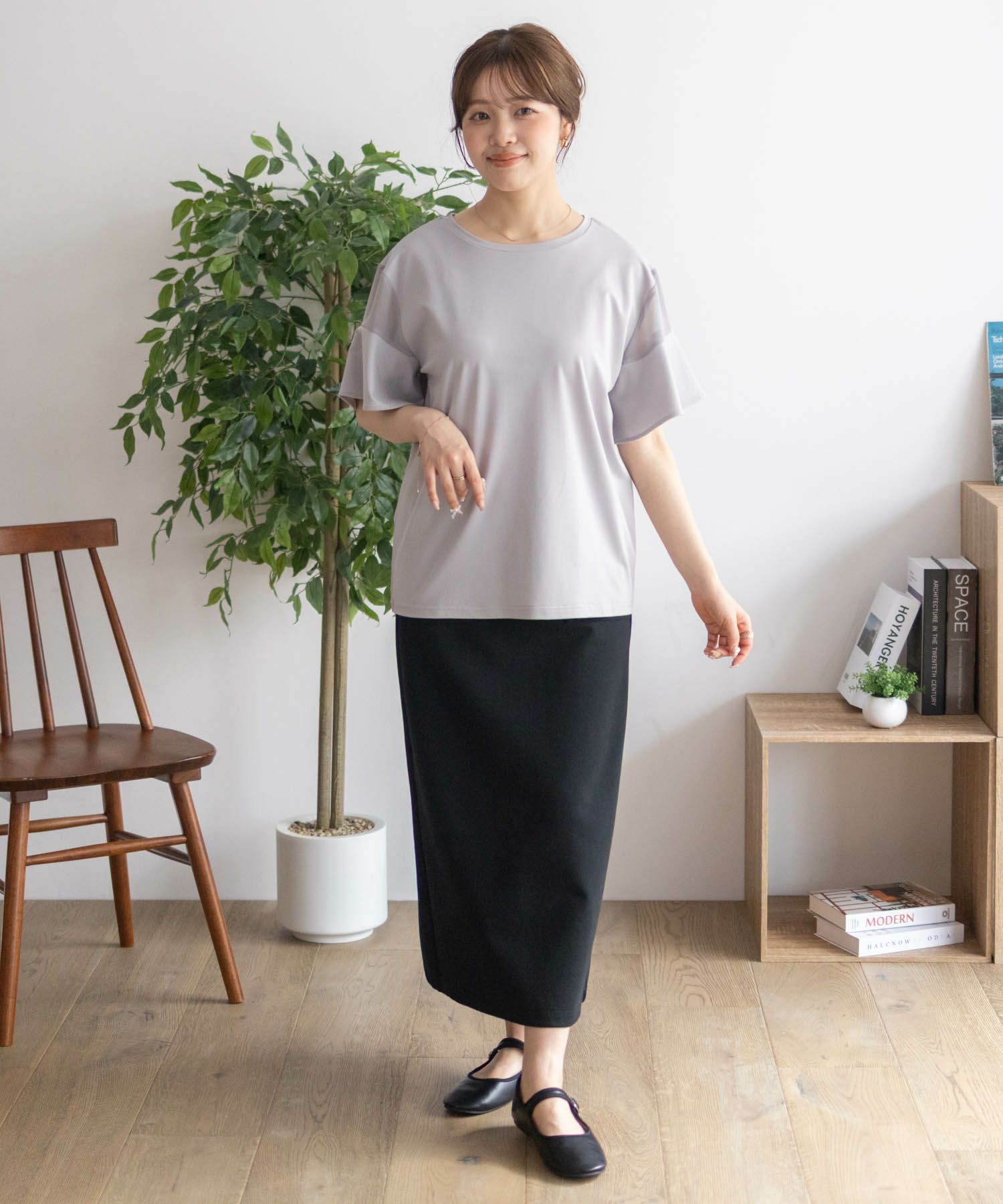 Howdy Marie  袖シアープルオーバー レディース メール便 対応商品商品画像-26