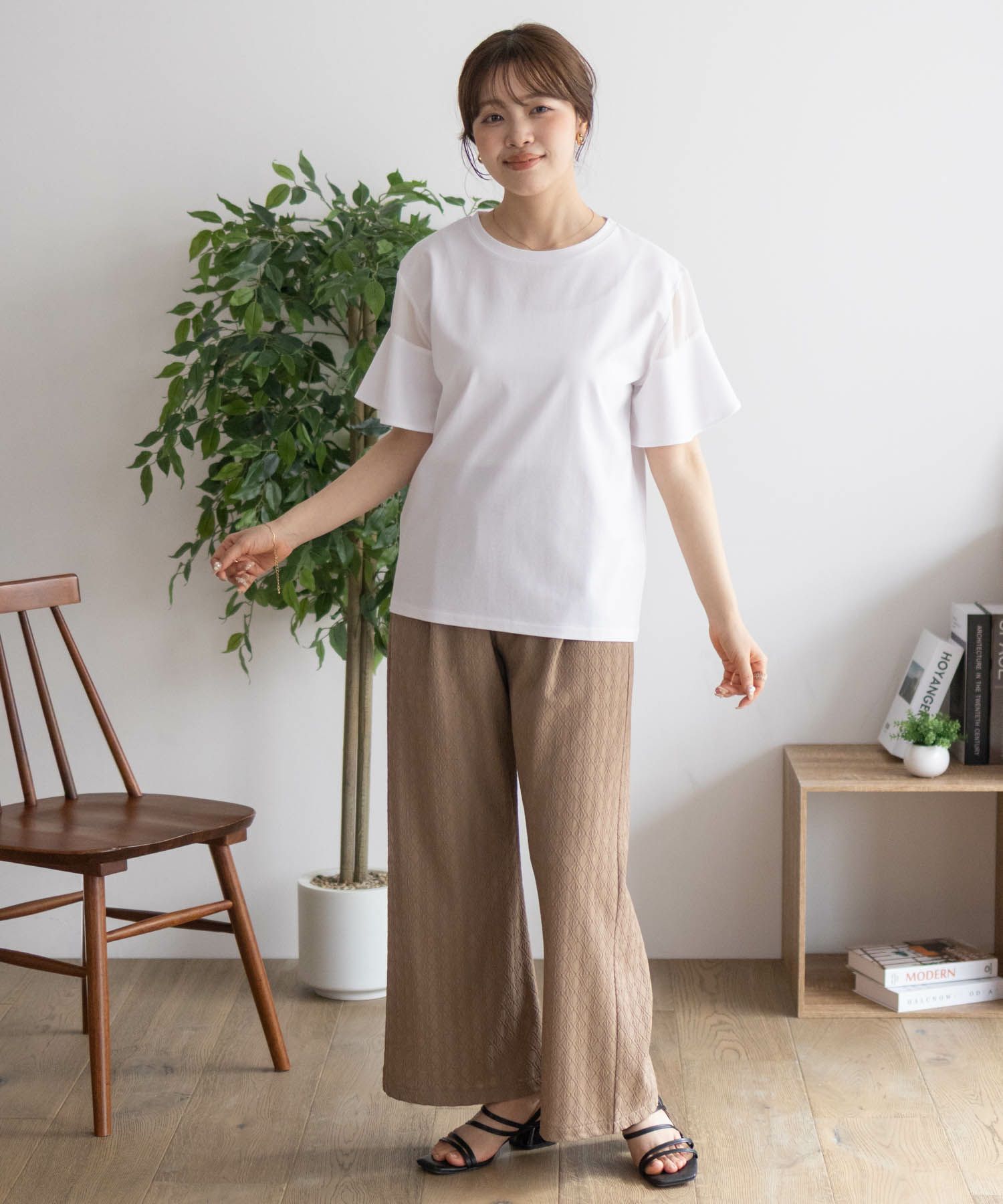 Howdy Marie  袖シアープルオーバー レディース メール便 対応商品商品サムネイル-27