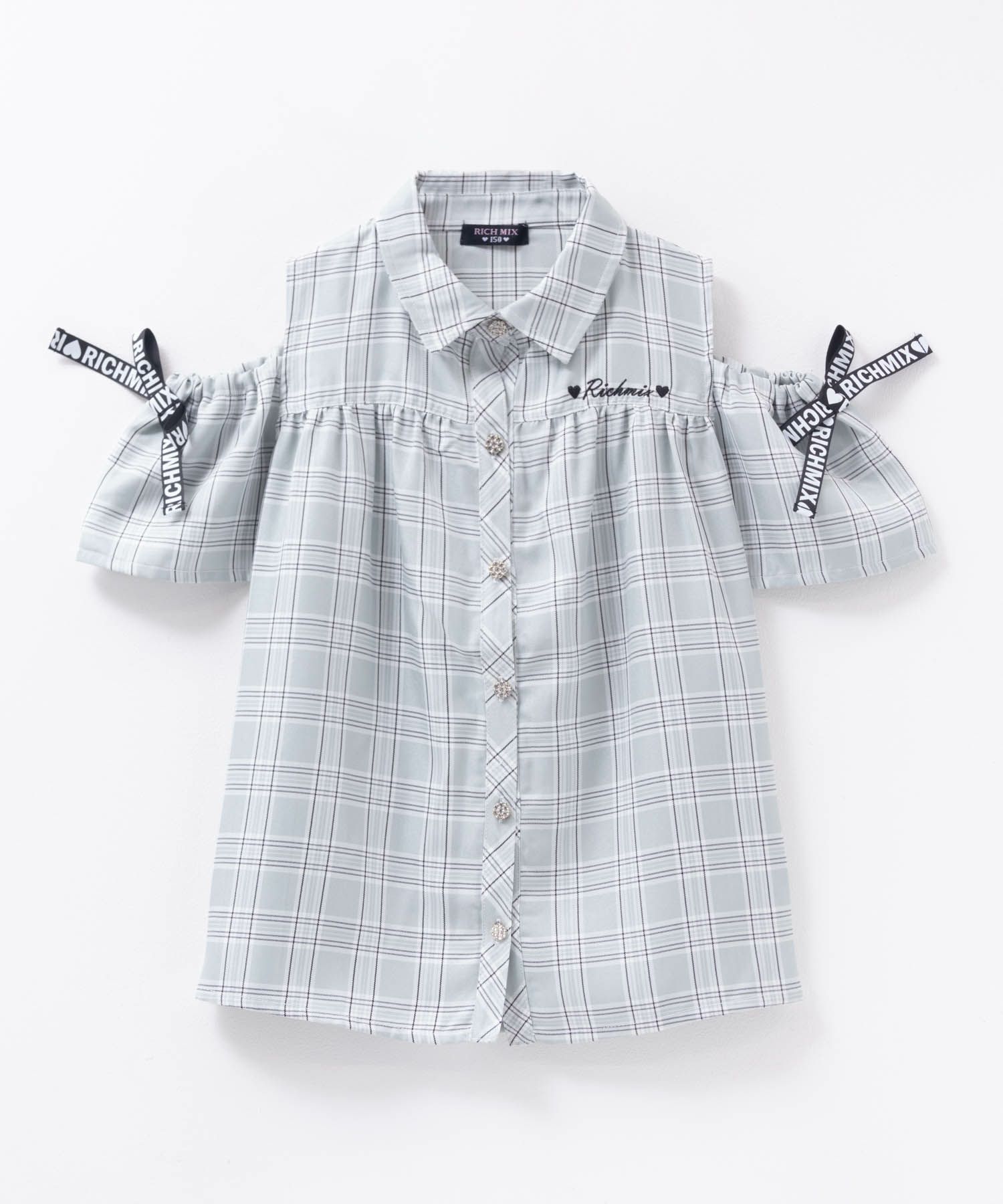 RICH MIX  肩あきブラウス キッズ商品サムネイル-1