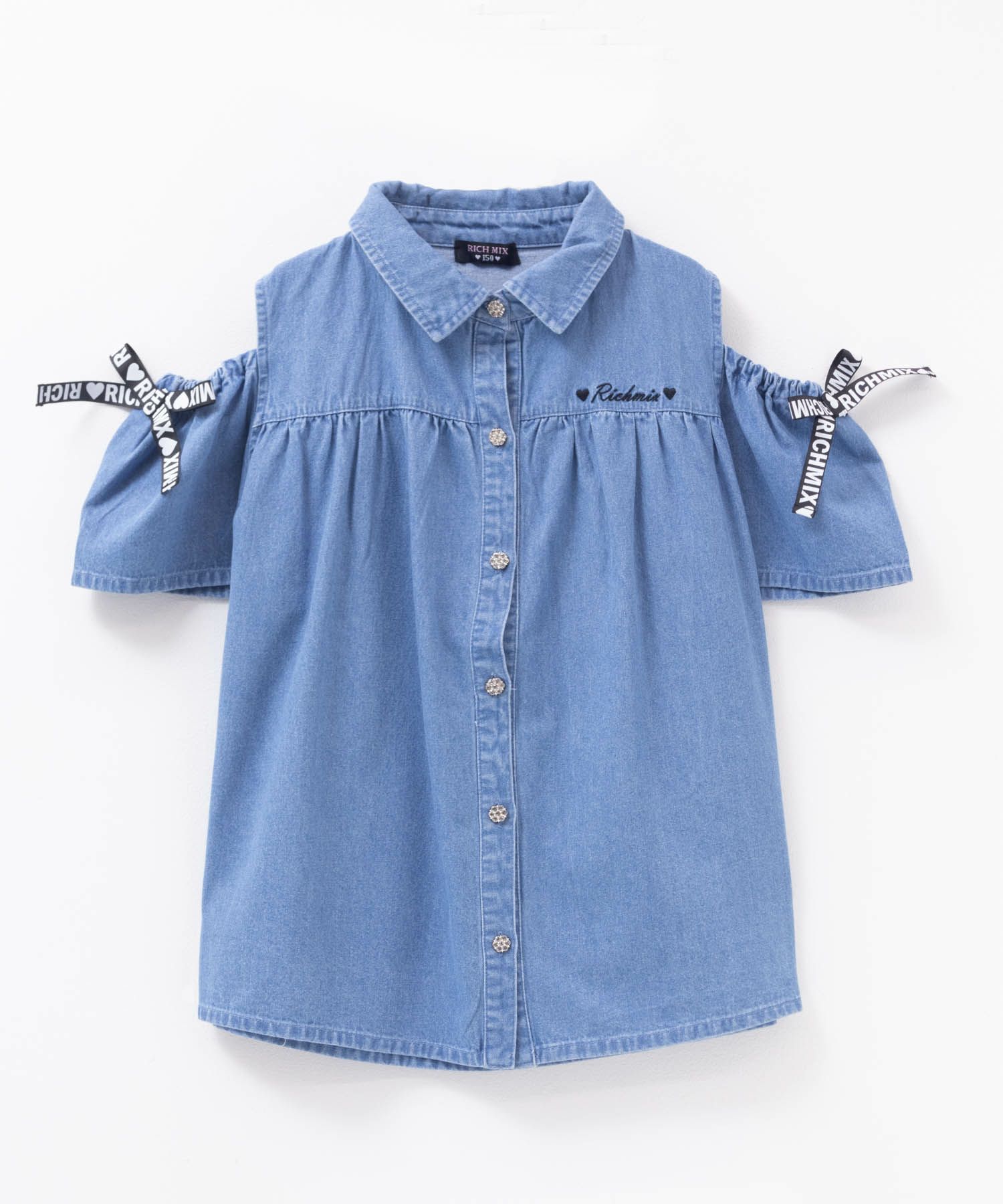 RICH MIX  肩あきブラウス キッズ商品画像-3