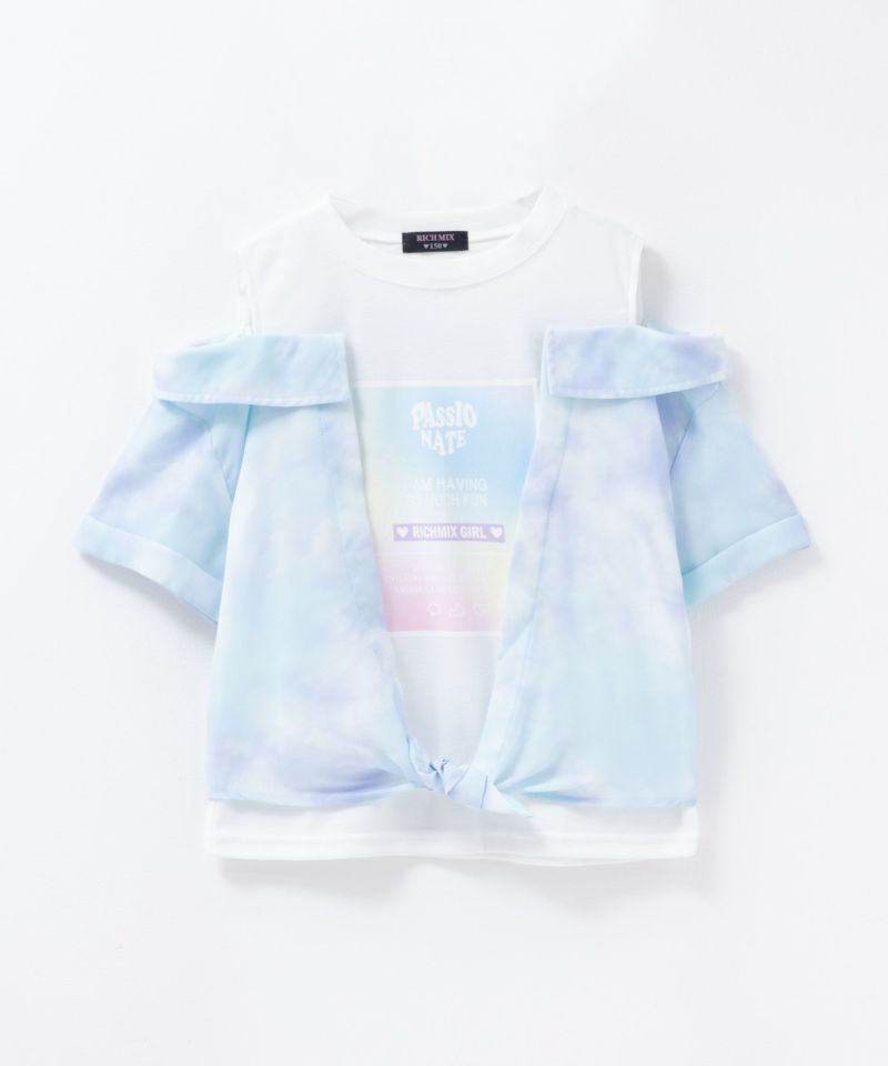 RICH MIX  フェイクシャツブラウス キッズ商品画像-3