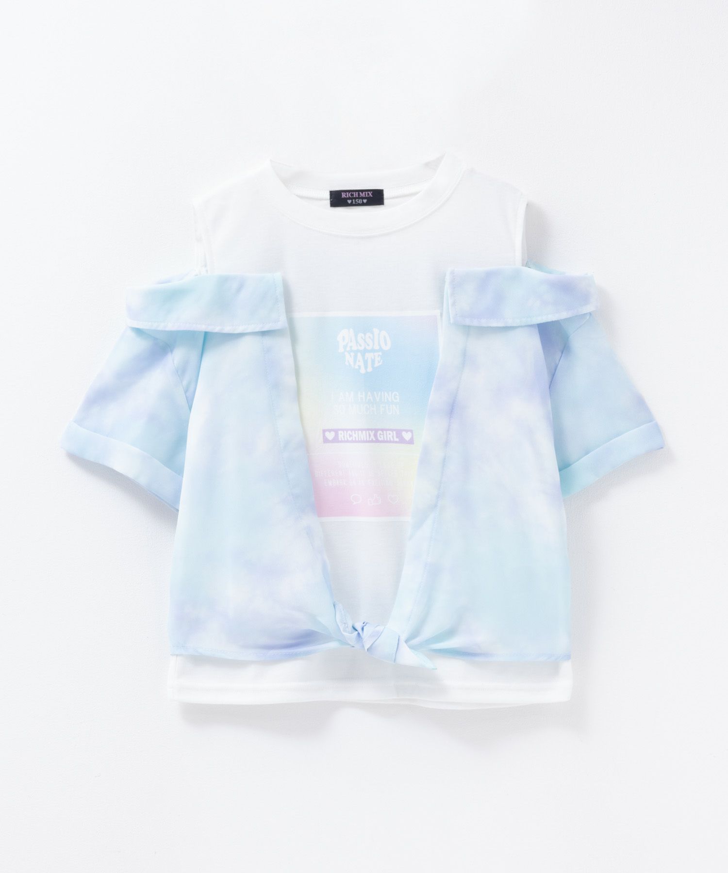 RICH MIX フェイクシャツブラウス キッズ