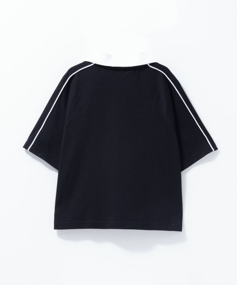 RICH MIX  ポンチ素材 襟付き肩ラインTシャツ キッズ ネコポス 対応商品商品画像-2