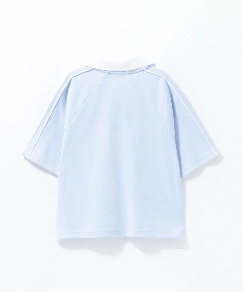 RICH MIX  ポンチ素材 襟付き肩ラインTシャツ キッズ メール便 対応商品商品画像-4