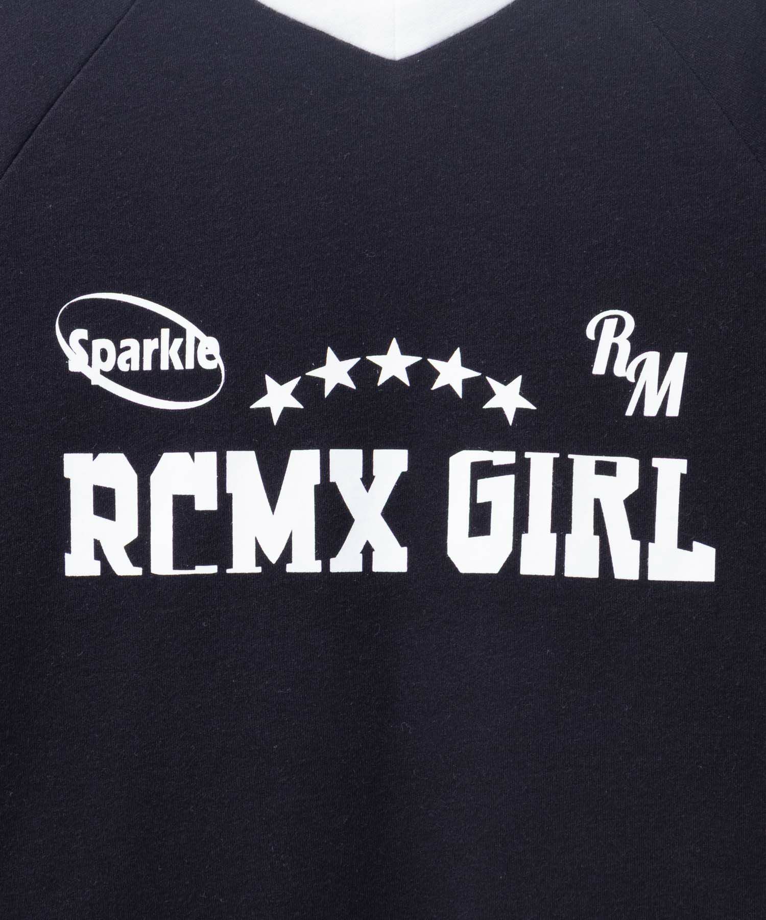 RICH MIX  ポンチ素材 襟付き肩ラインTシャツ キッズ メール便 対応商品商品画像-5