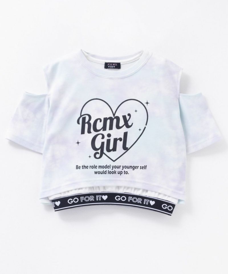 RICH MIX 肩あきフェイクアンサンブル キッズ メール便 対応商品商品画像-3