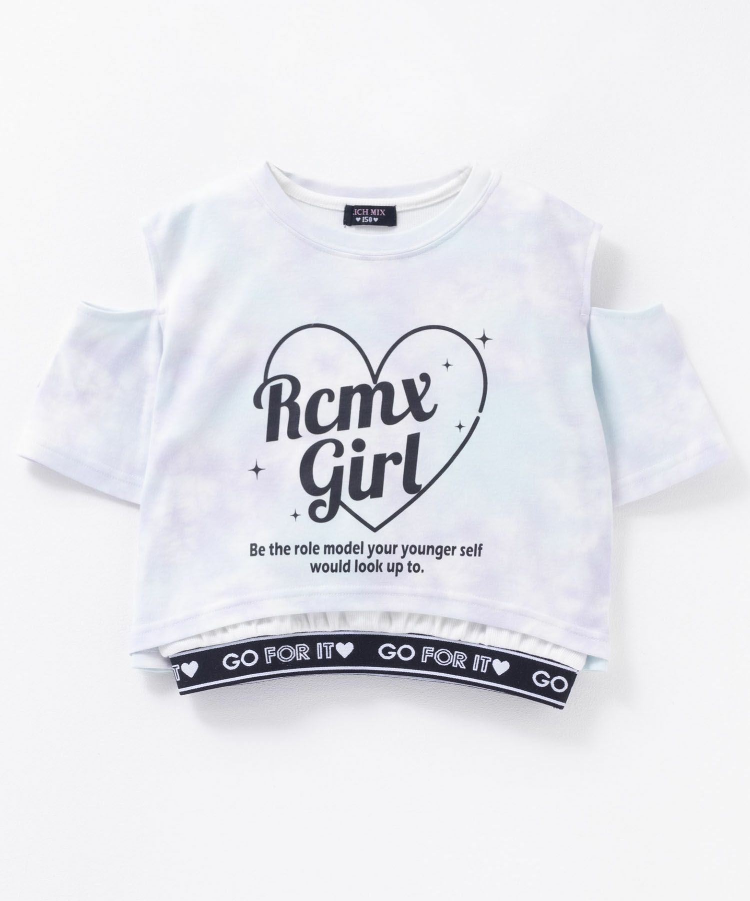 RICH MIX 肩あきフェイクアンサンブル キッズ ネコポス 対応商品