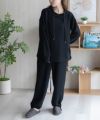 NAVY ポンチ素材 もちもちスウェット上下セット レディース