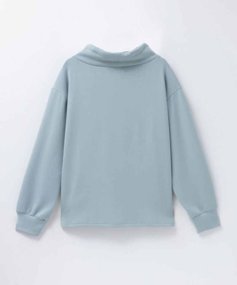 NAVY  ポンチ素材 もちもちスウェット上下セット レディース商品画像-22