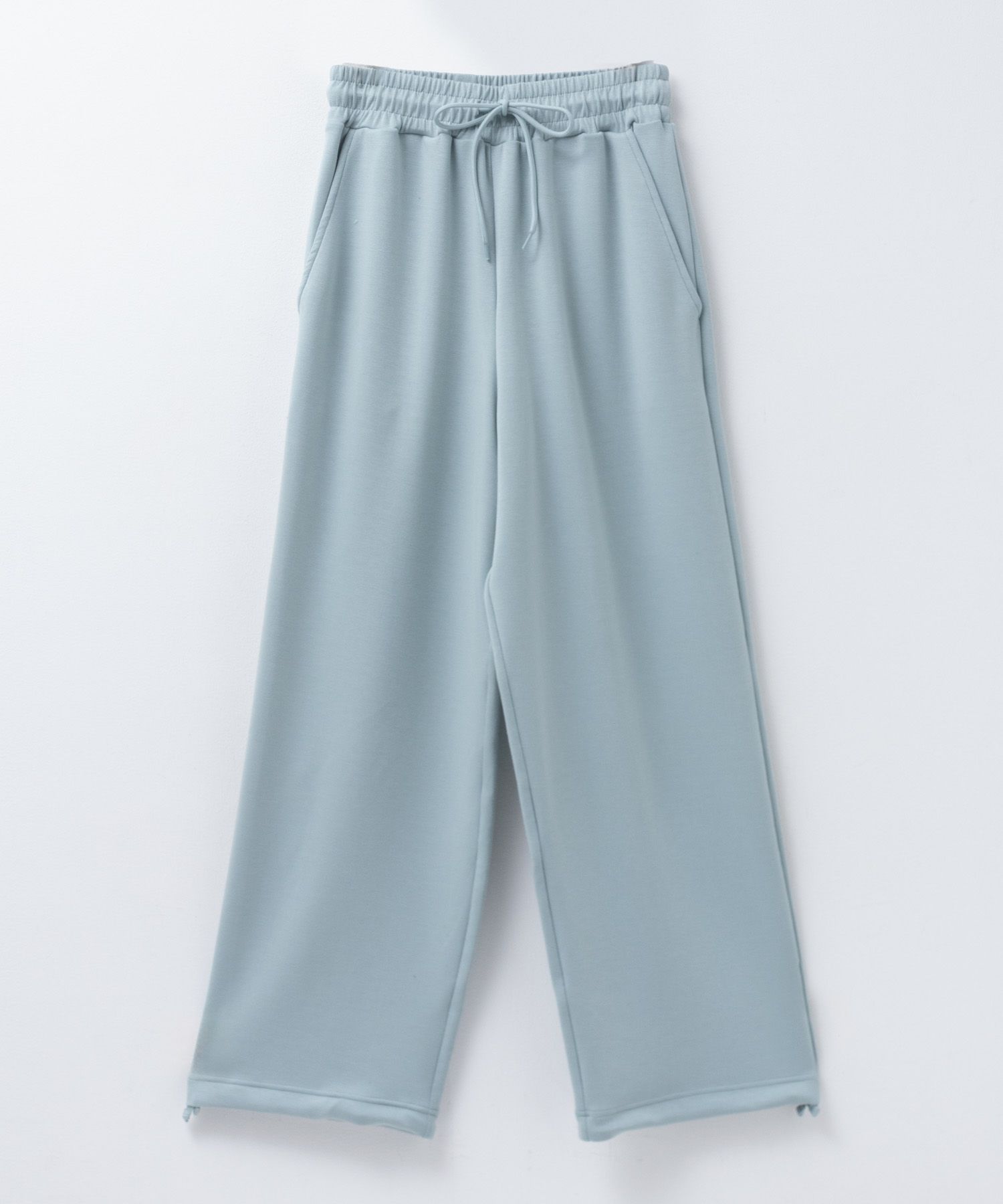 NAVY  ポンチ素材 もちもちスウェット上下セット レディース商品画像-23