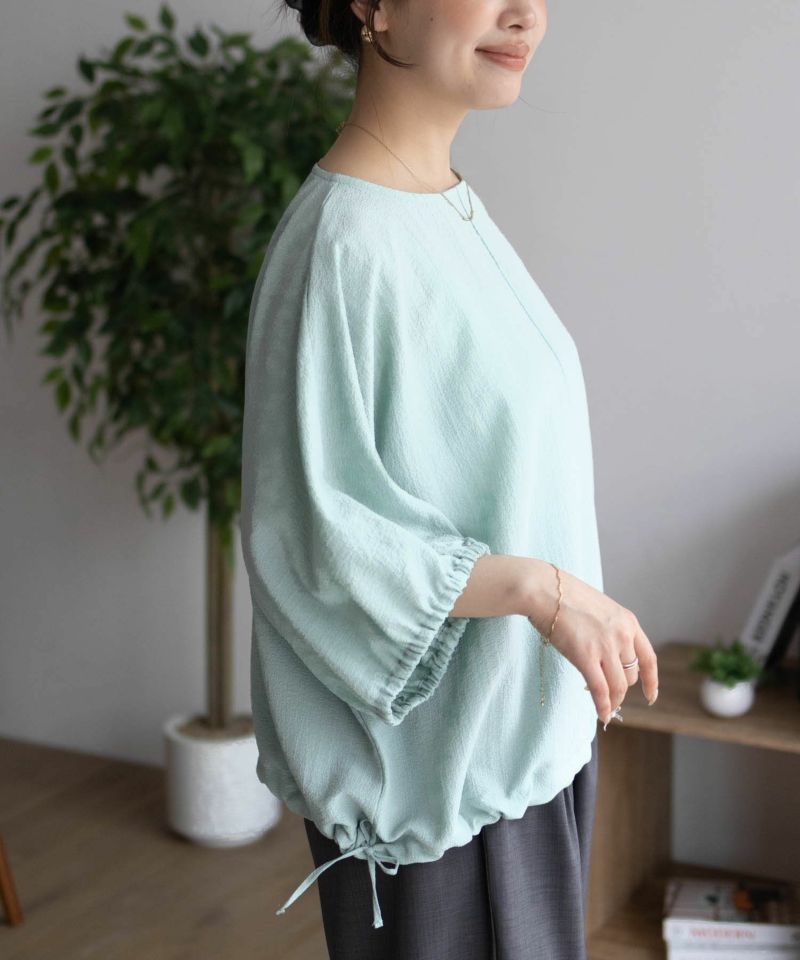 nAvy  裾サイドシャーリングブラウス レディース商品画像-7