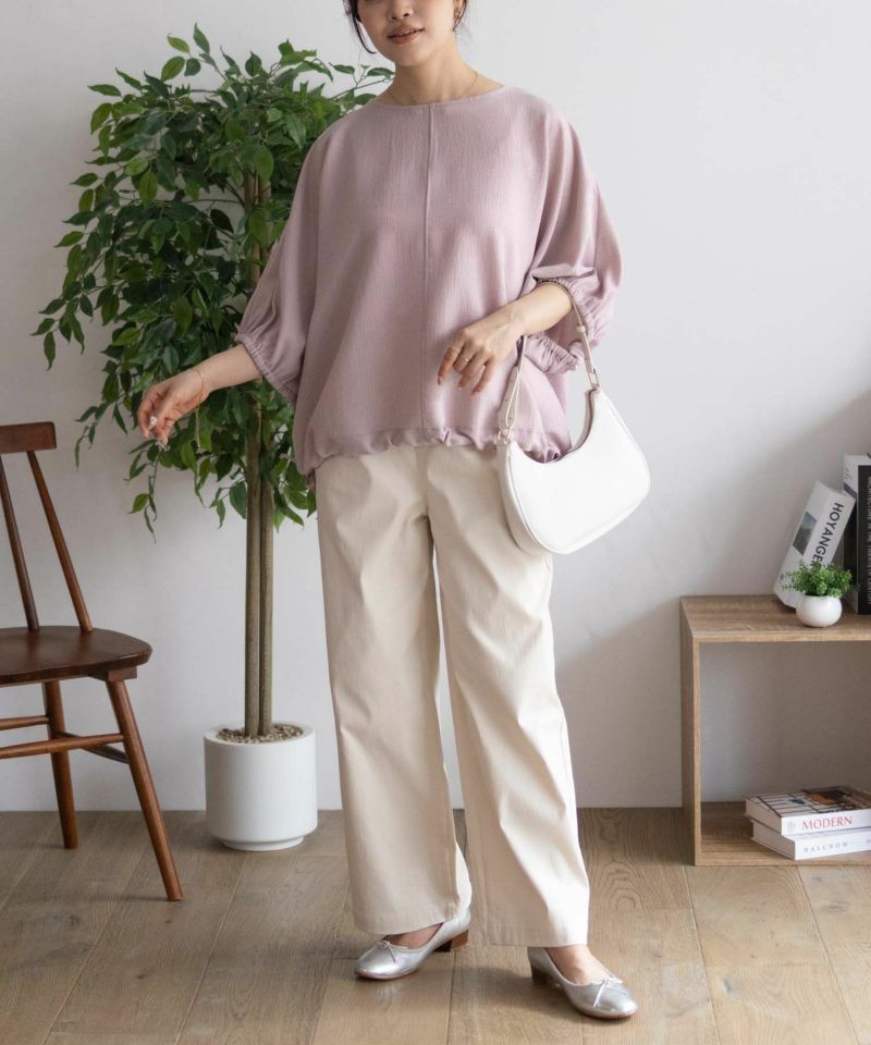 nAvy  裾サイドシャーリングブラウス レディース商品画像-13