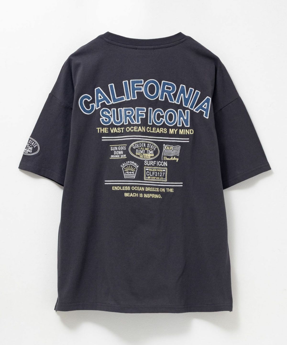 UNDERWRAPS デニム貼り付けスリットビッグTシャツ レディース ネコポス 対応商品