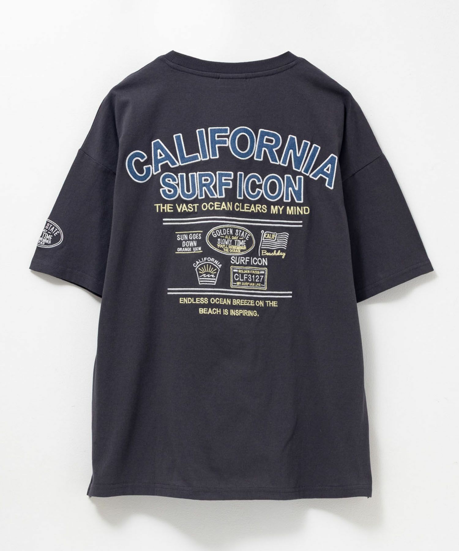 UNDERWRAPS デニム貼り付けスリットビッグTシャツ レディース メール便 対応商品商品サムネイル-24