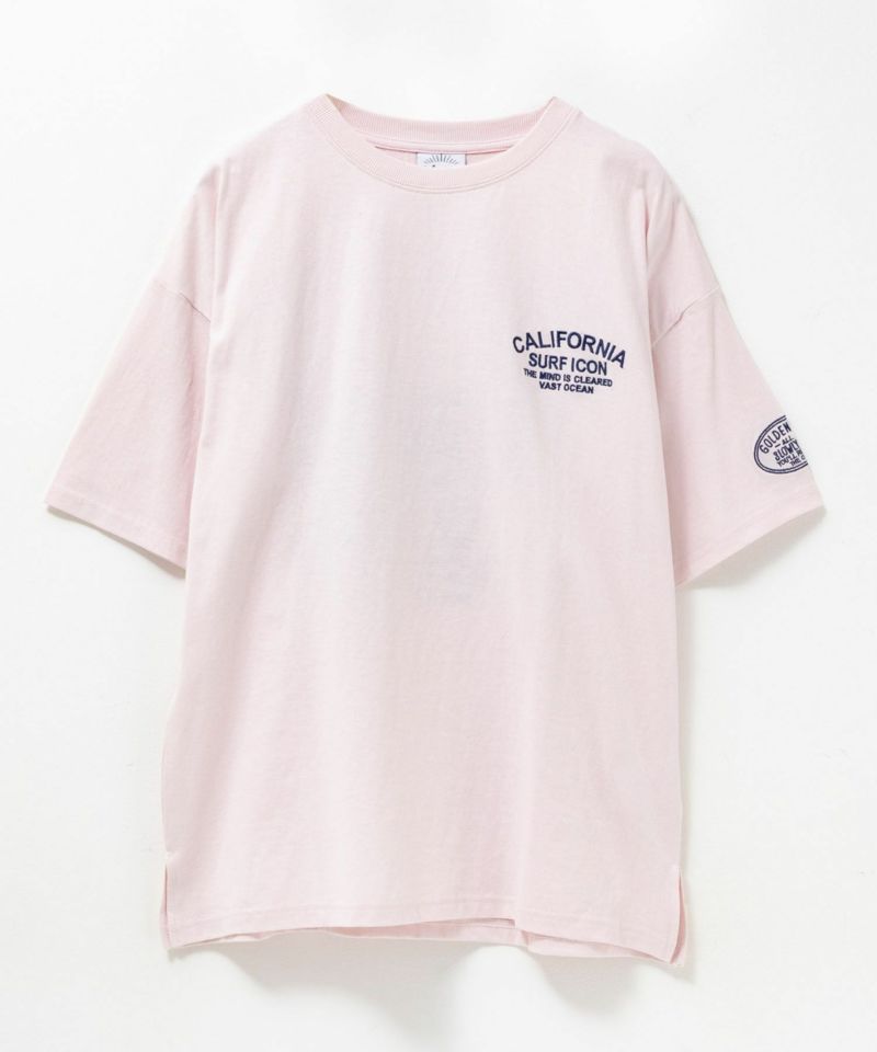 UNDERWRAPS デニム貼り付けスリットビッグTシャツ レディース メール便 対応商品商品画像-25