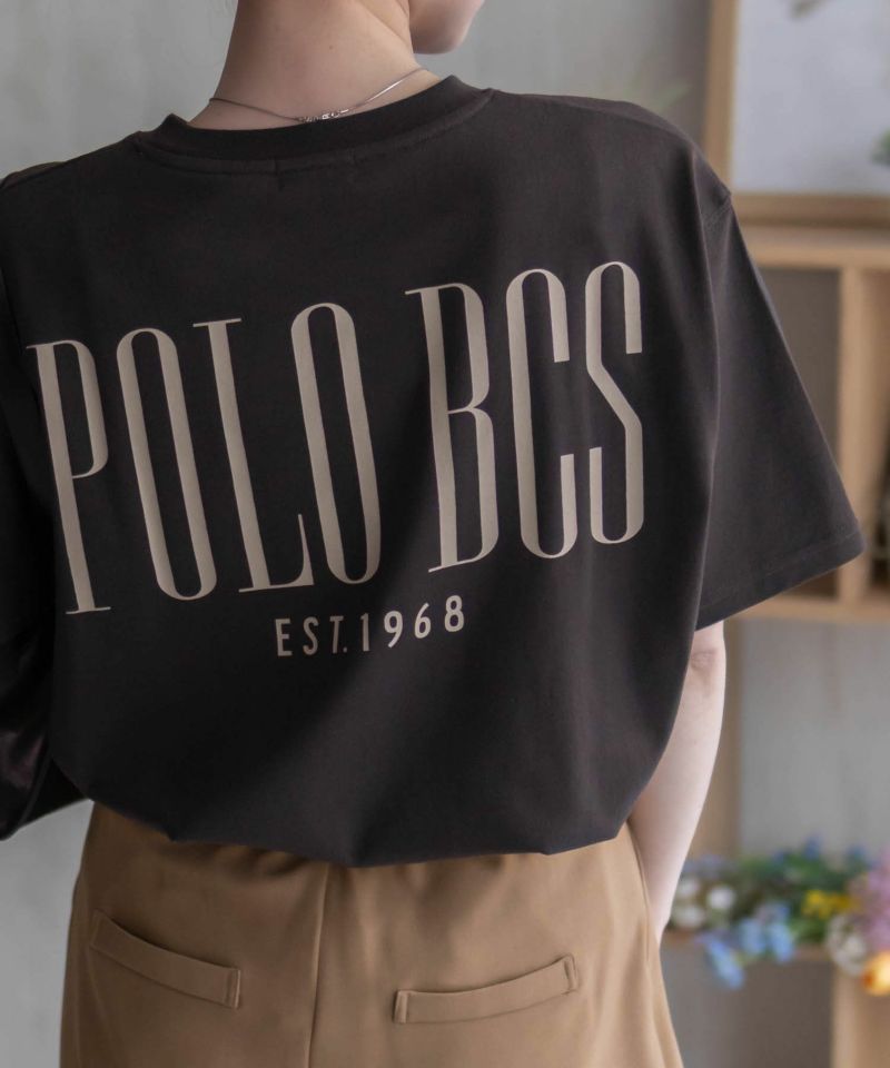 POLO BCS バックロゴプリントTシャツ レディース メール便 対応商品商品画像-2