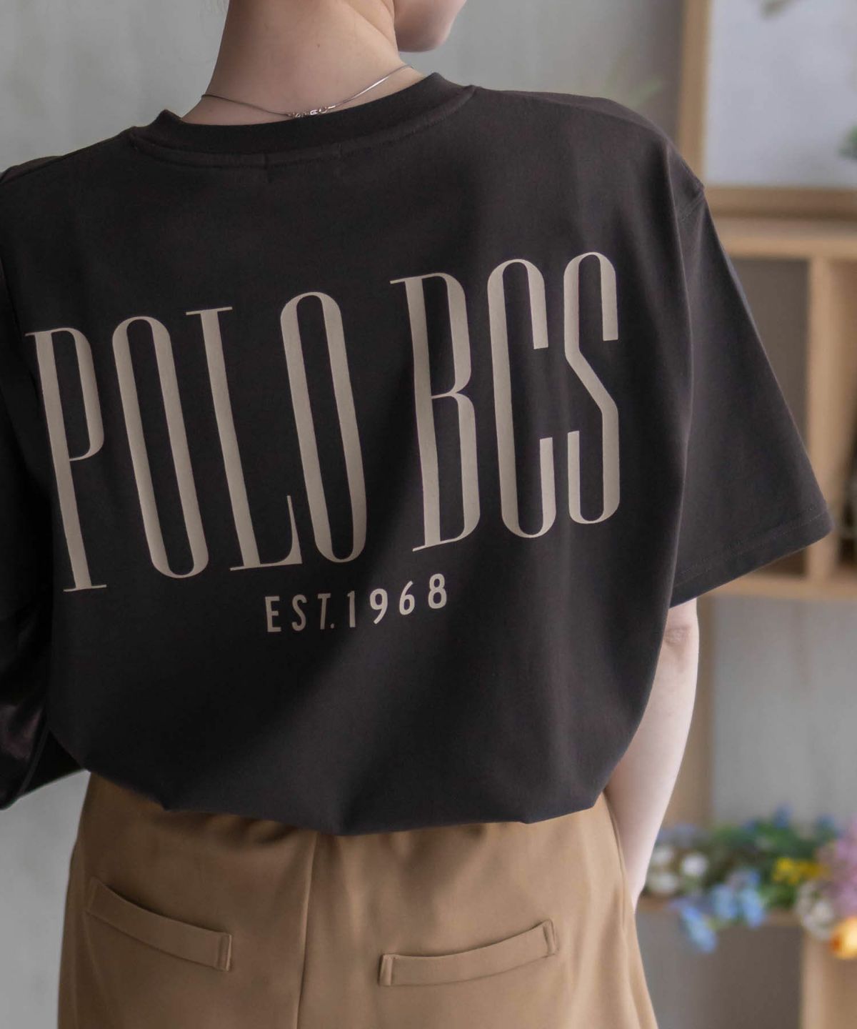 POLO BCS バックロゴプリントTシャツ レディース ネコポス 対応商品