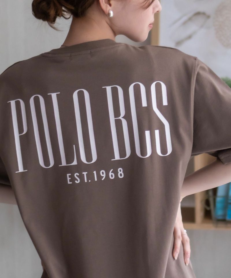 POLO BCS バックロゴプリントTシャツ レディース メール便 対応商品商品画像-3