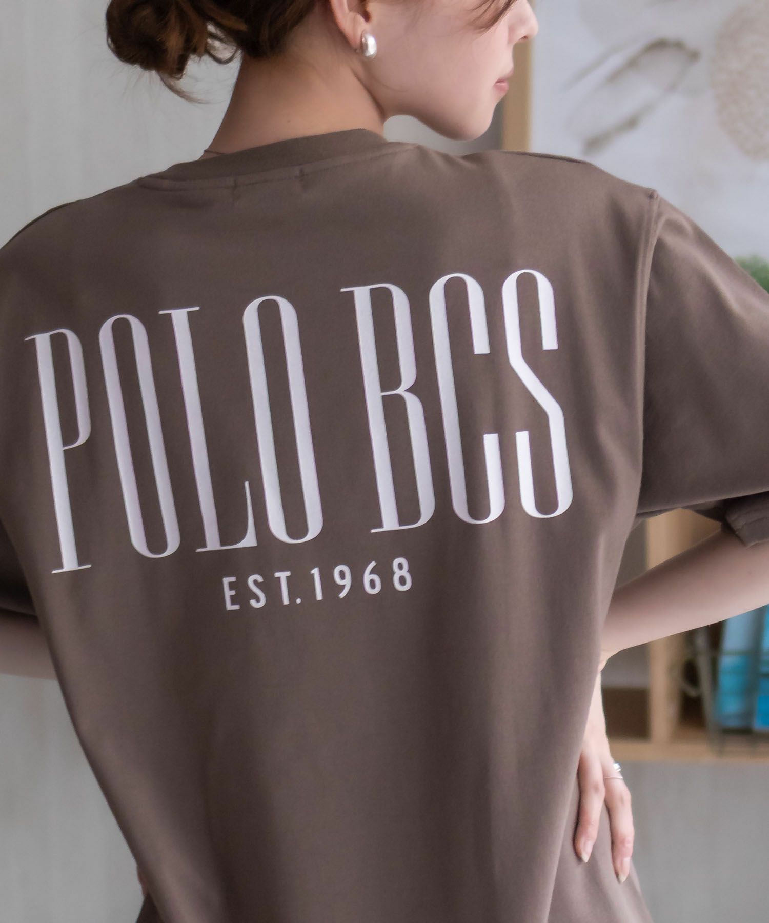 POLO BCS  バックロゴプリントTシャツ レディース メール便 対応商品商品サムネイル-3