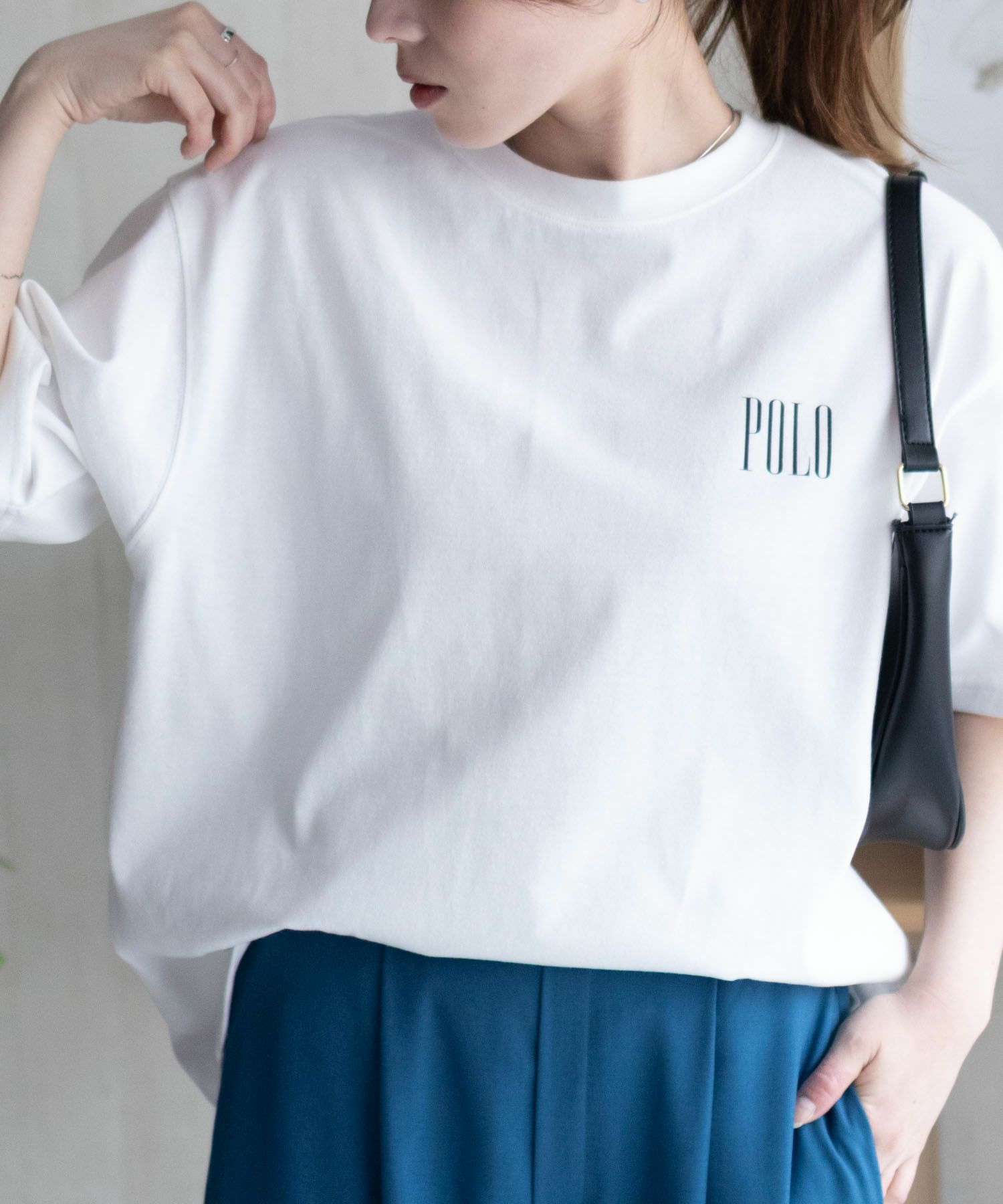 POLO BCS バックロゴプリントTシャツ レディース ネコポス 対応商品