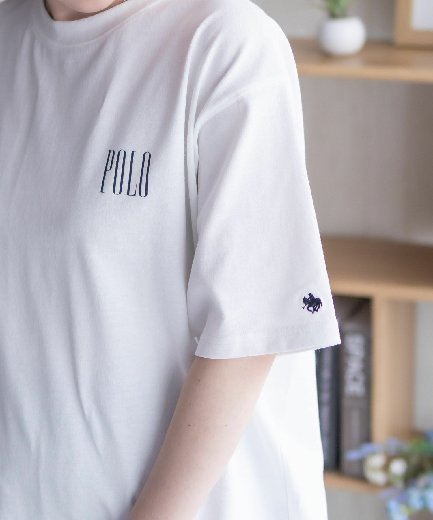 POLO BCS  バックロゴプリントTシャツ レディース メール便 対応商品商品サムネイル-7