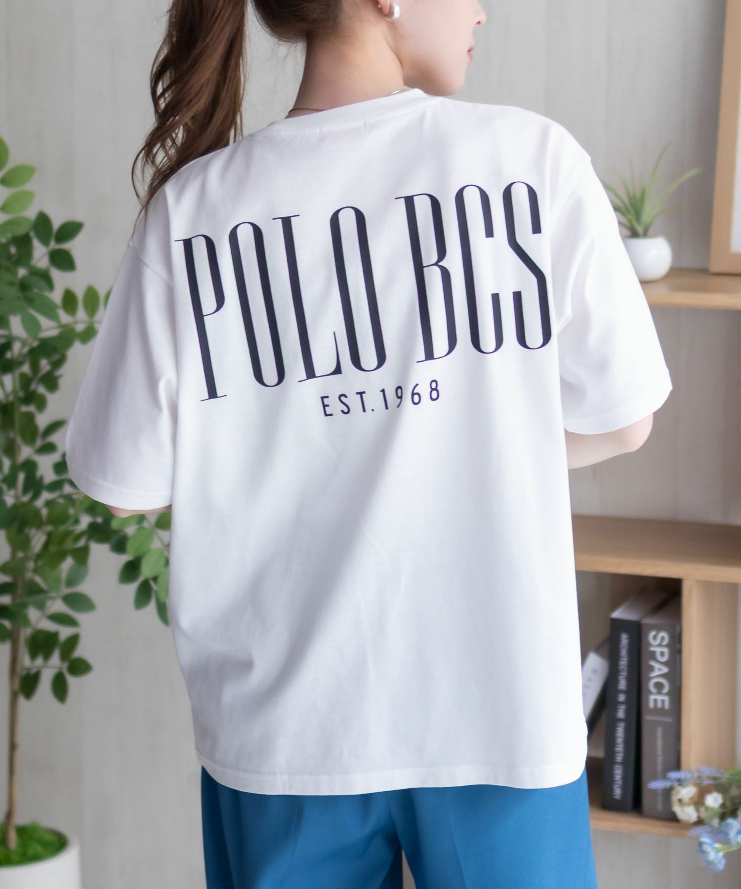 POLO BCS  バックロゴプリントTシャツ レディース メール便 対応商品商品画像-9