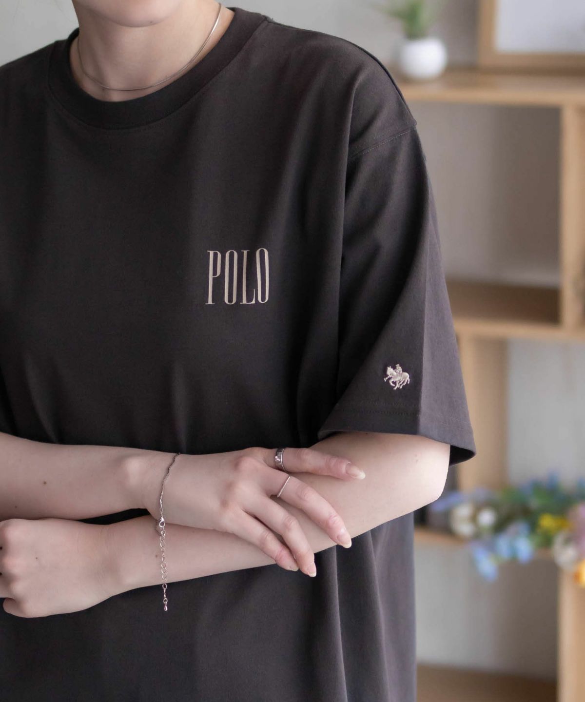 POLO BCS バックロゴプリントTシャツ レディース ネコポス 対応商品