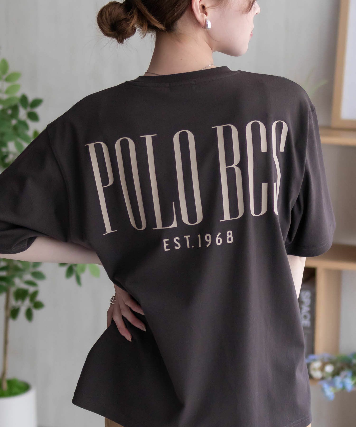 POLO BCS バックロゴプリントTシャツ レディース メール便 対応商品商品画像-12