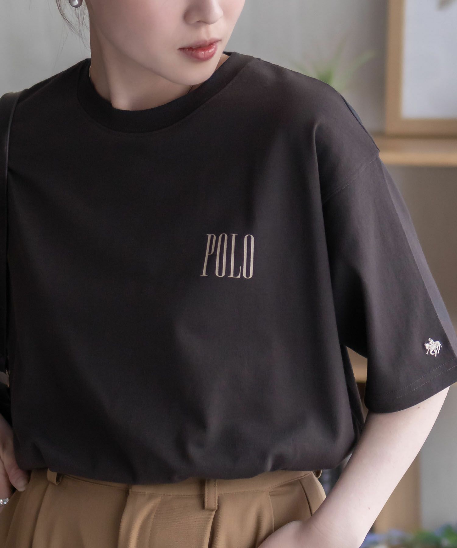 POLO BCS バックロゴプリントTシャツ レディース ネコポス 対応商品