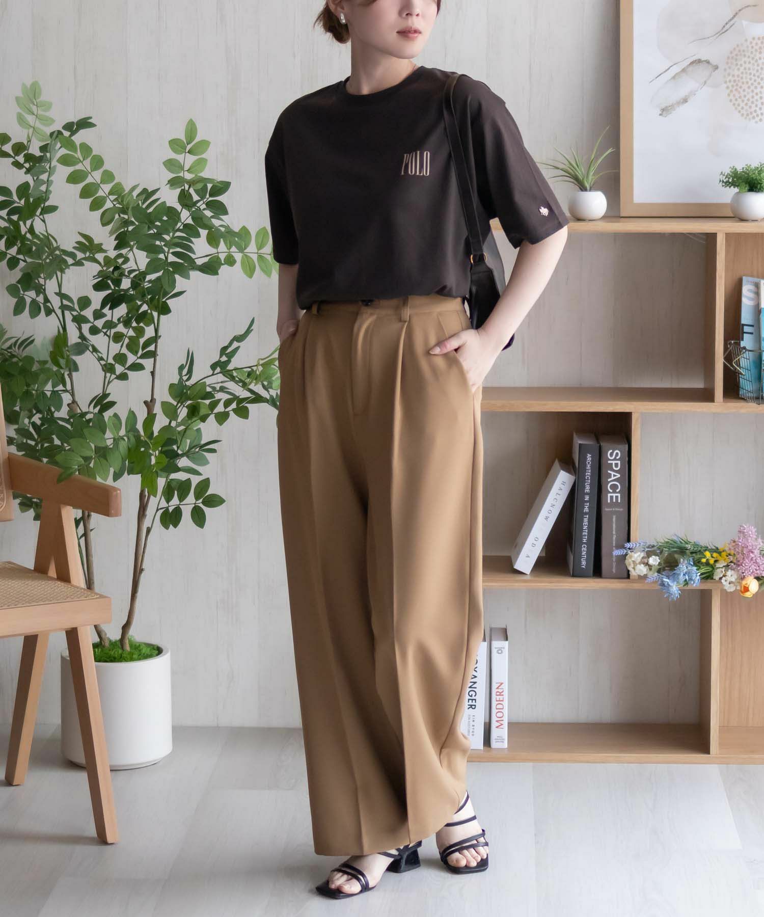 POLO BCS バックロゴプリントTシャツ レディース メール便 対応商品商品画像-15