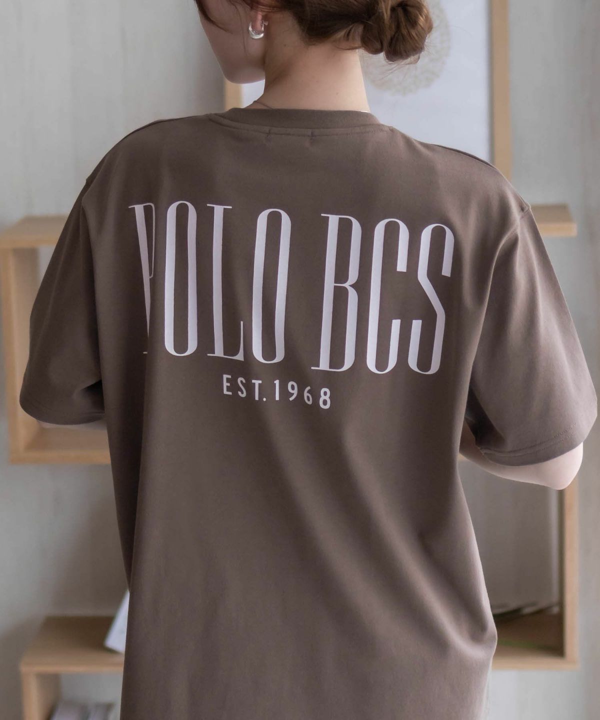 POLO BCS バックロゴプリントTシャツ レディース ネコポス 対応商品