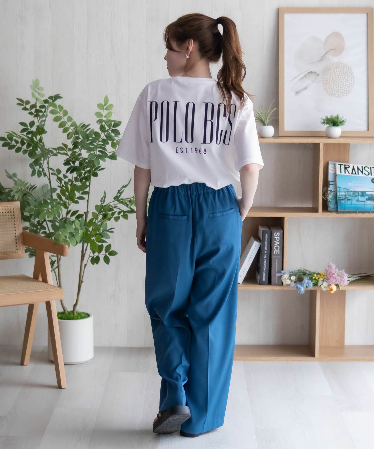 POLO BCS バックロゴプリントTシャツ レディース メール便 対応商品商品サムネイル-36