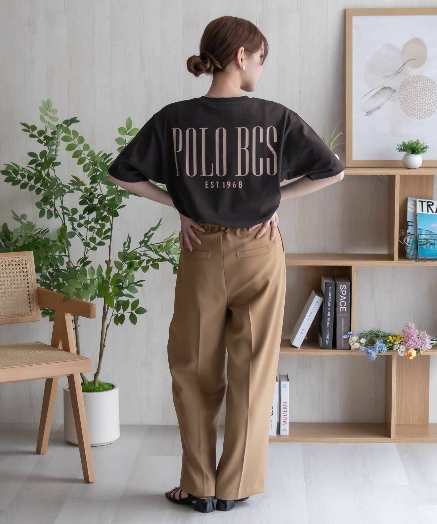 POLO BCS バックロゴプリントTシャツ レディース ネコポス 対応商品