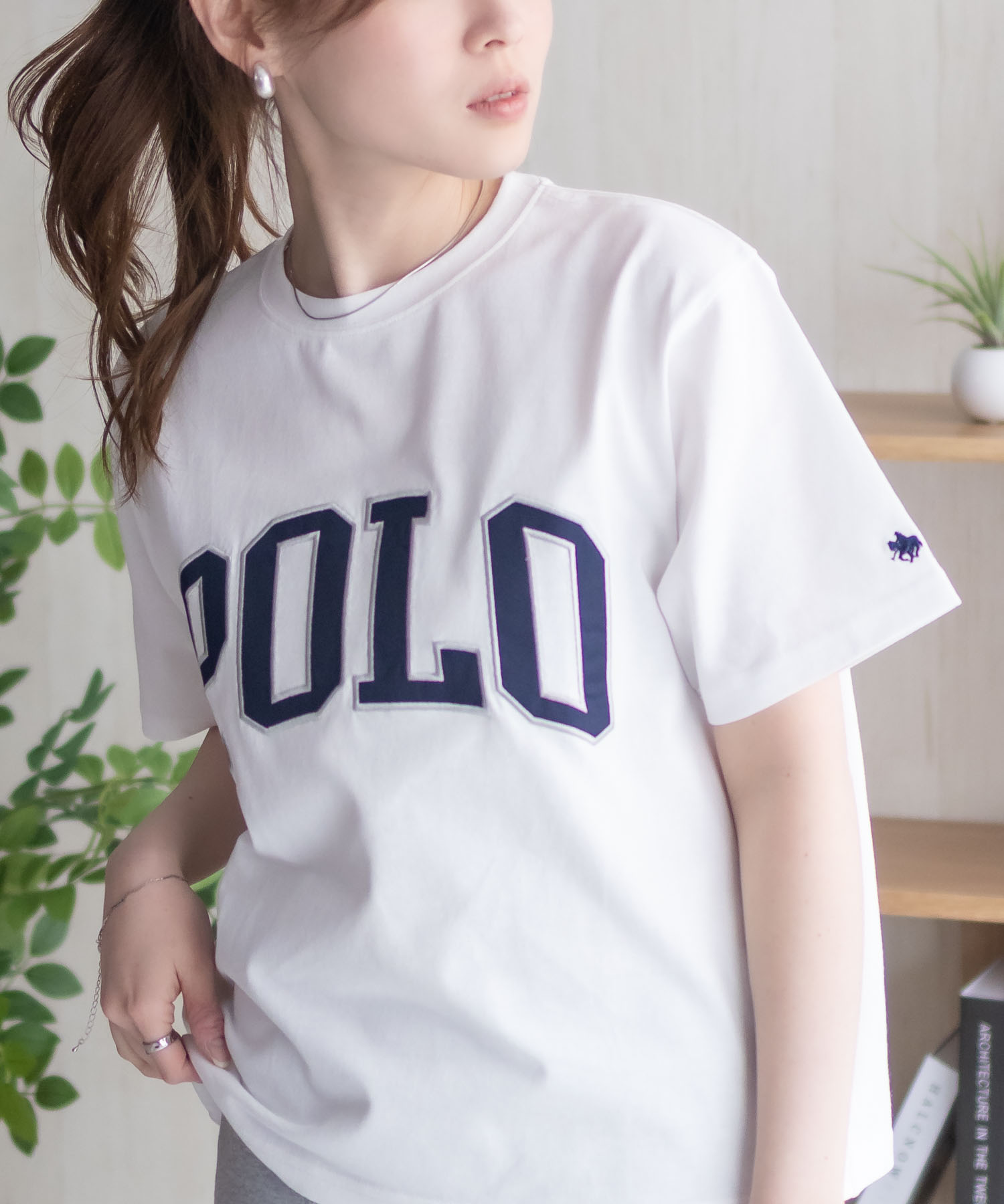 POLO BCS ワッペンクロップドTシャツ レディース ネコポス 対応商品