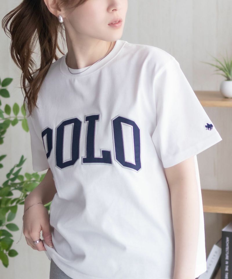 POLO BCS  ワッペンクロップドTシャツ レディース ネコポス 対応商品商品画像-2