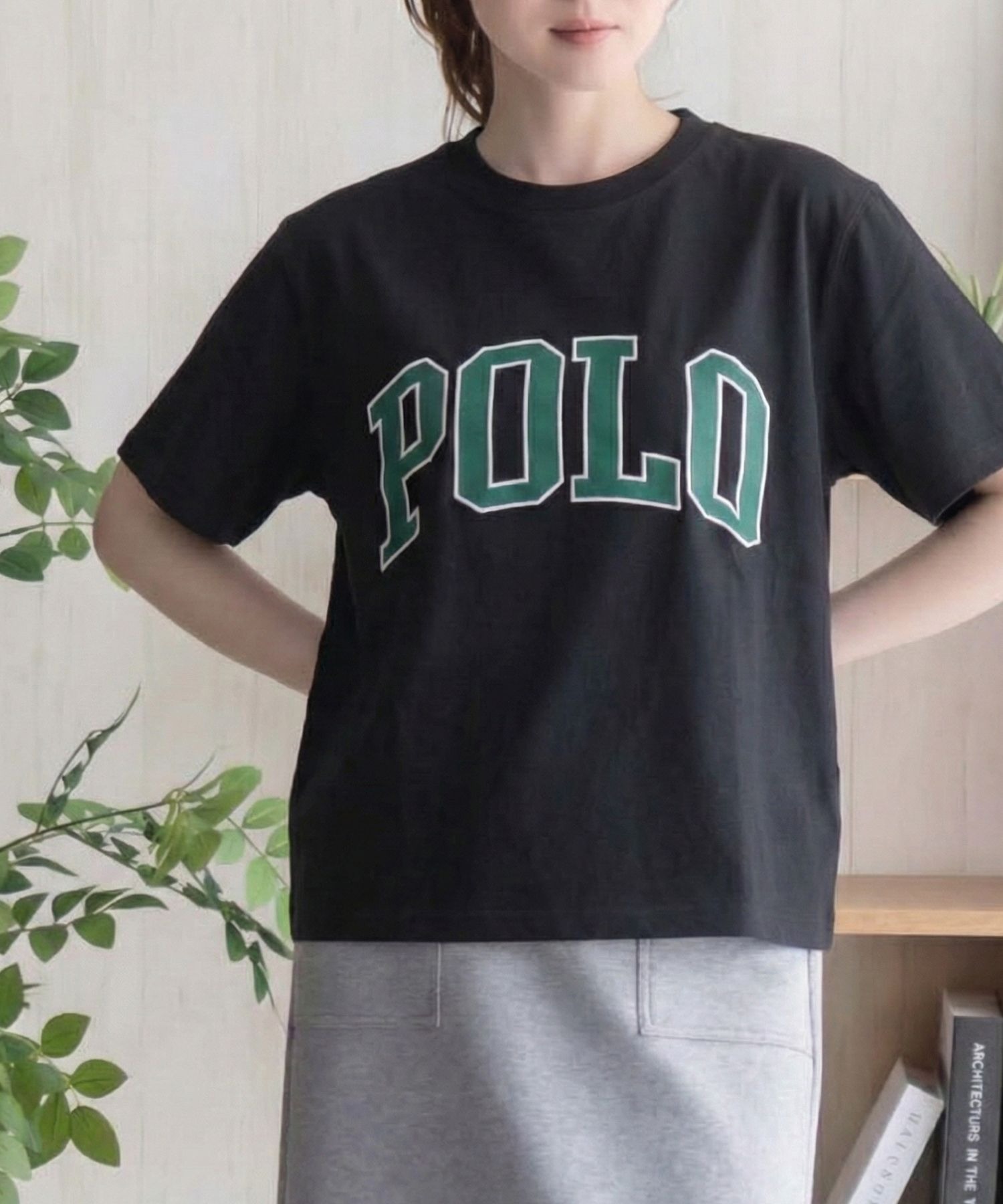 POLO BCS  ワッペンクロップドTシャツ レディース メール便 対応商品商品画像-3
